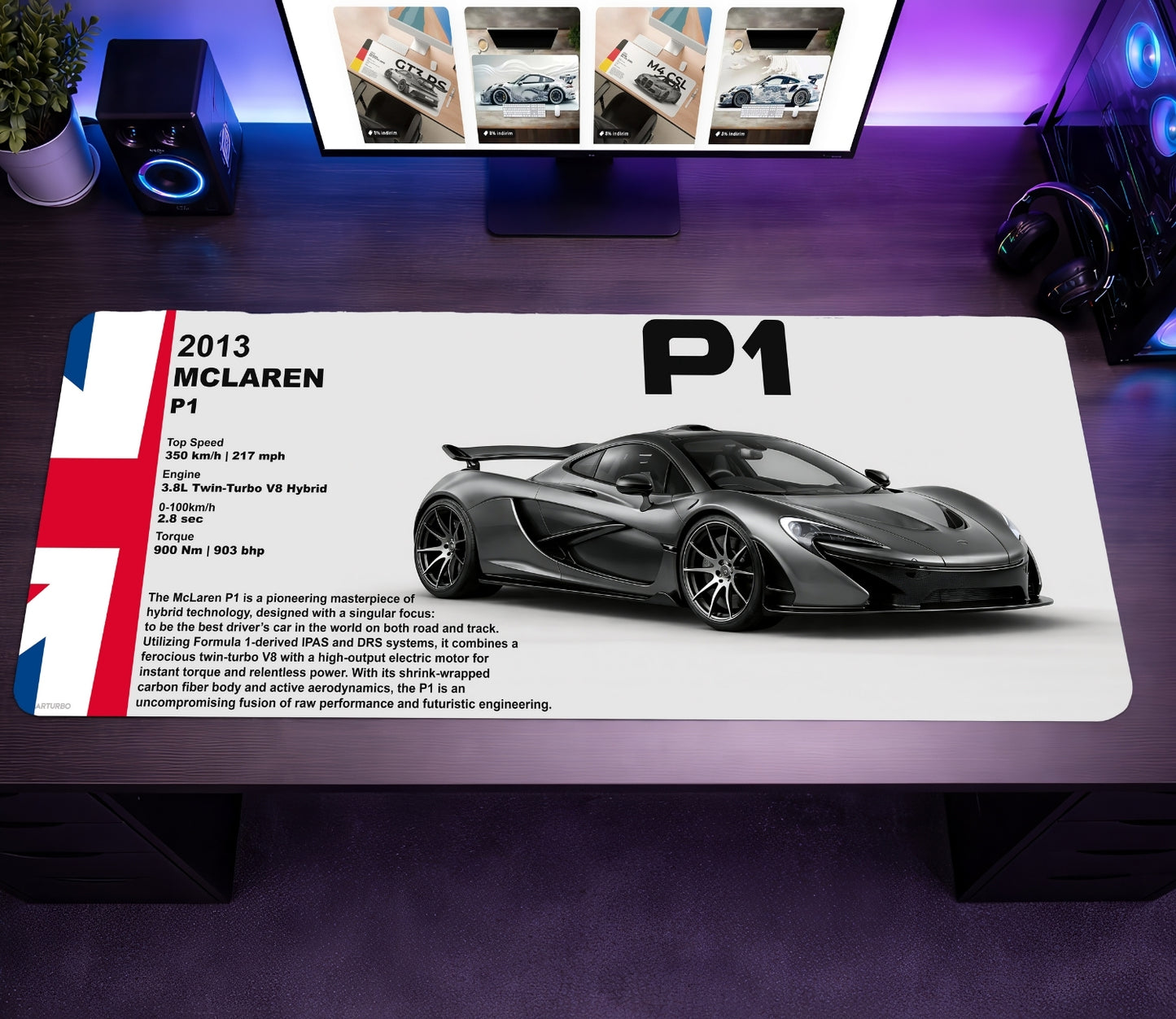 2013 V8 P1 Premium Mousepad