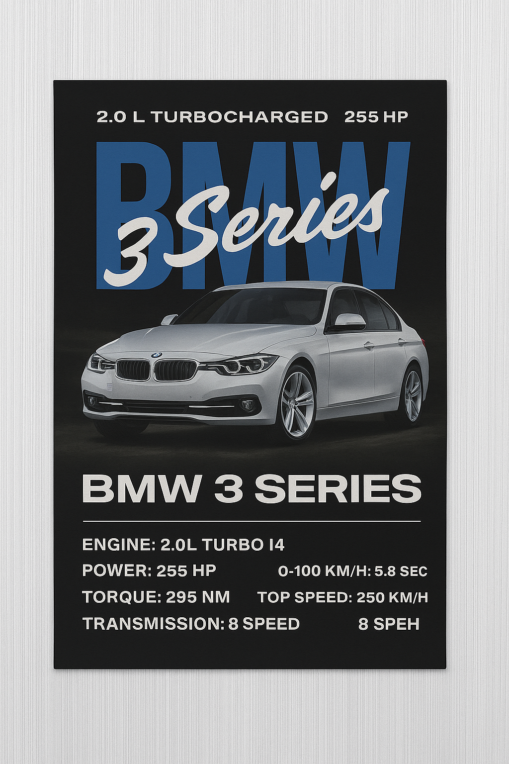 F30 3 Serisi Baskılı Halı