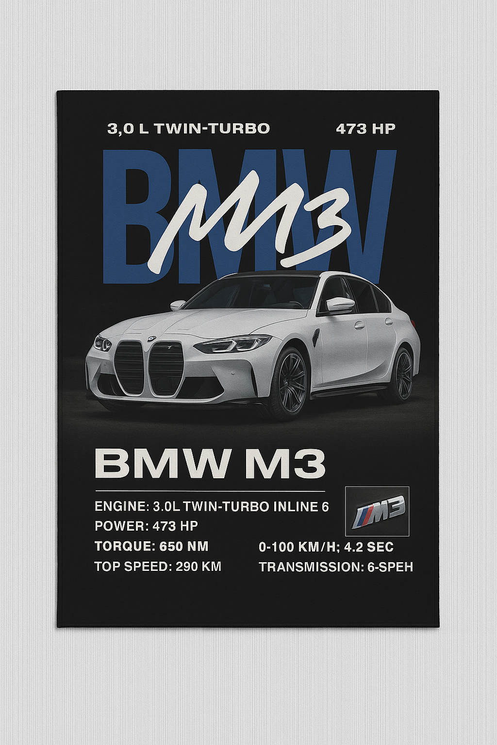 Arturbo 3D Baskı M3 Halı