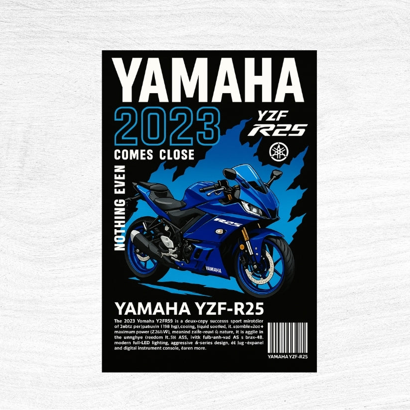 YZF R25 Baskılı Halı