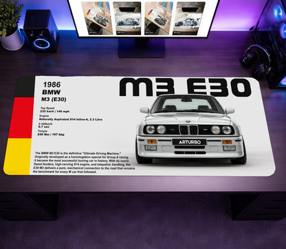 M3 E30 Premium Mousepad