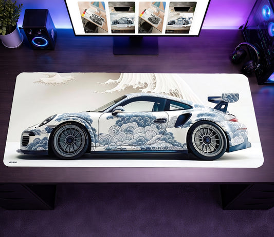 Porsche Oceanwave Mousepad