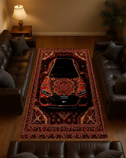 RS 7 Retro Motif Halı