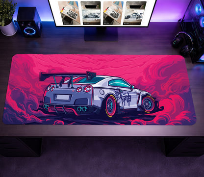 Nissan GT-R Driftwave Mousepad