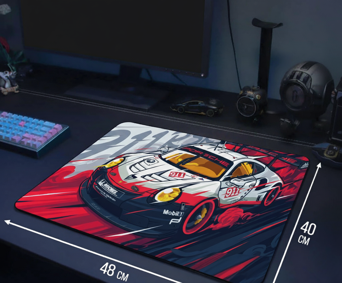 ArTurbo Porsche GT Enduro Edition 48x40cm 4mm Mousepad