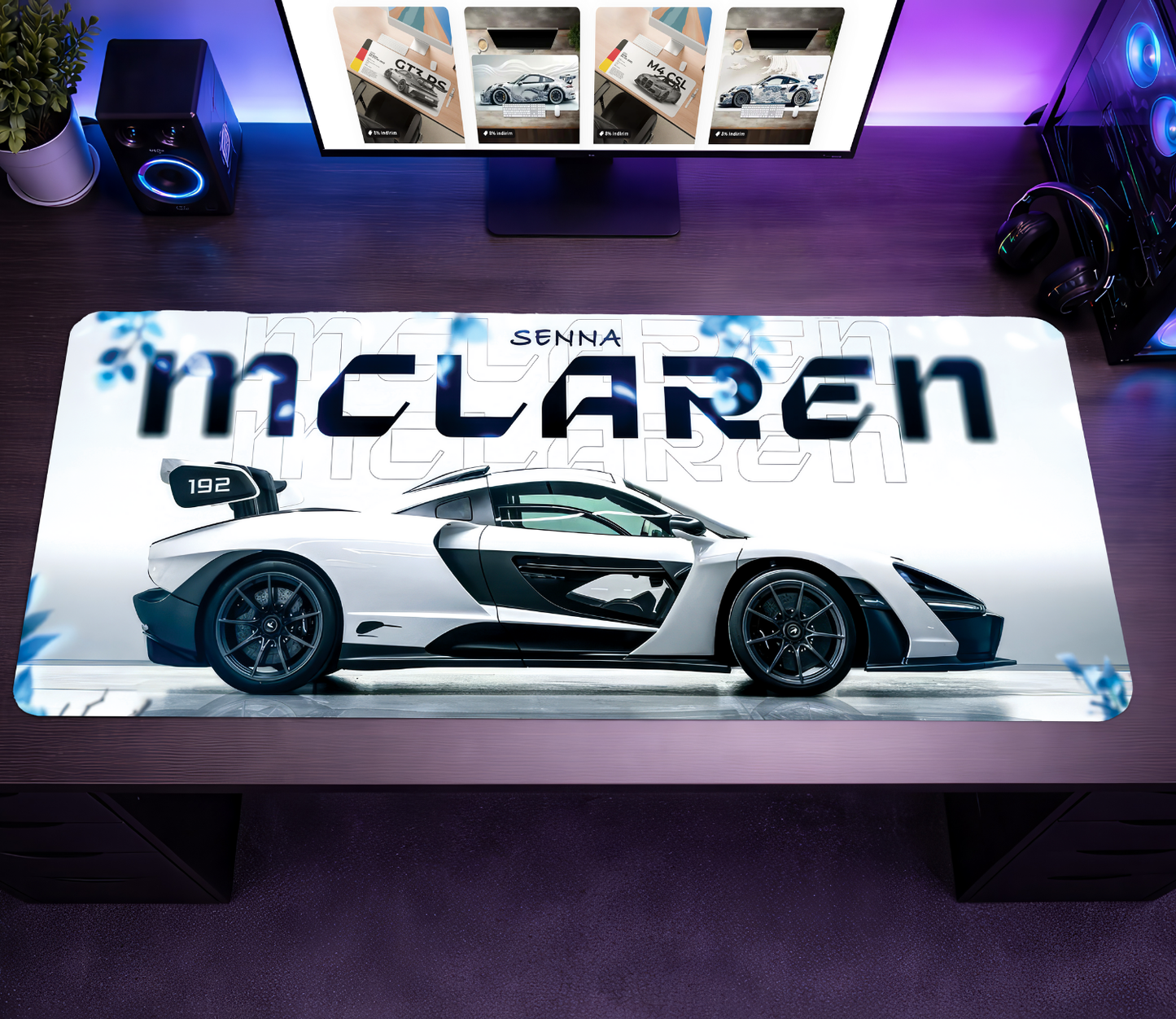 Senna Pure White Edition Premium Mousepad
