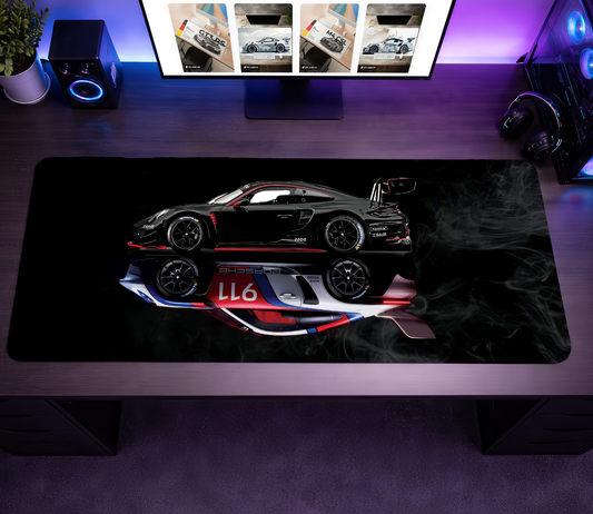 911 GT3 R Dark Reflection Premium Mousepad