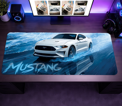 Mustang GT "Ice Drift" Premium Mousepad