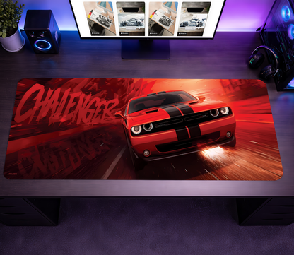 Challenger SRT Heatwave Edition Premium Mousepad
