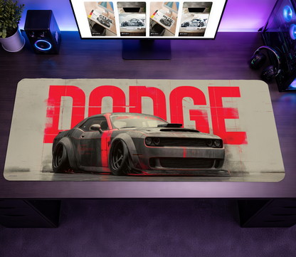 Challenger Street Grunge Premium Mousepad
