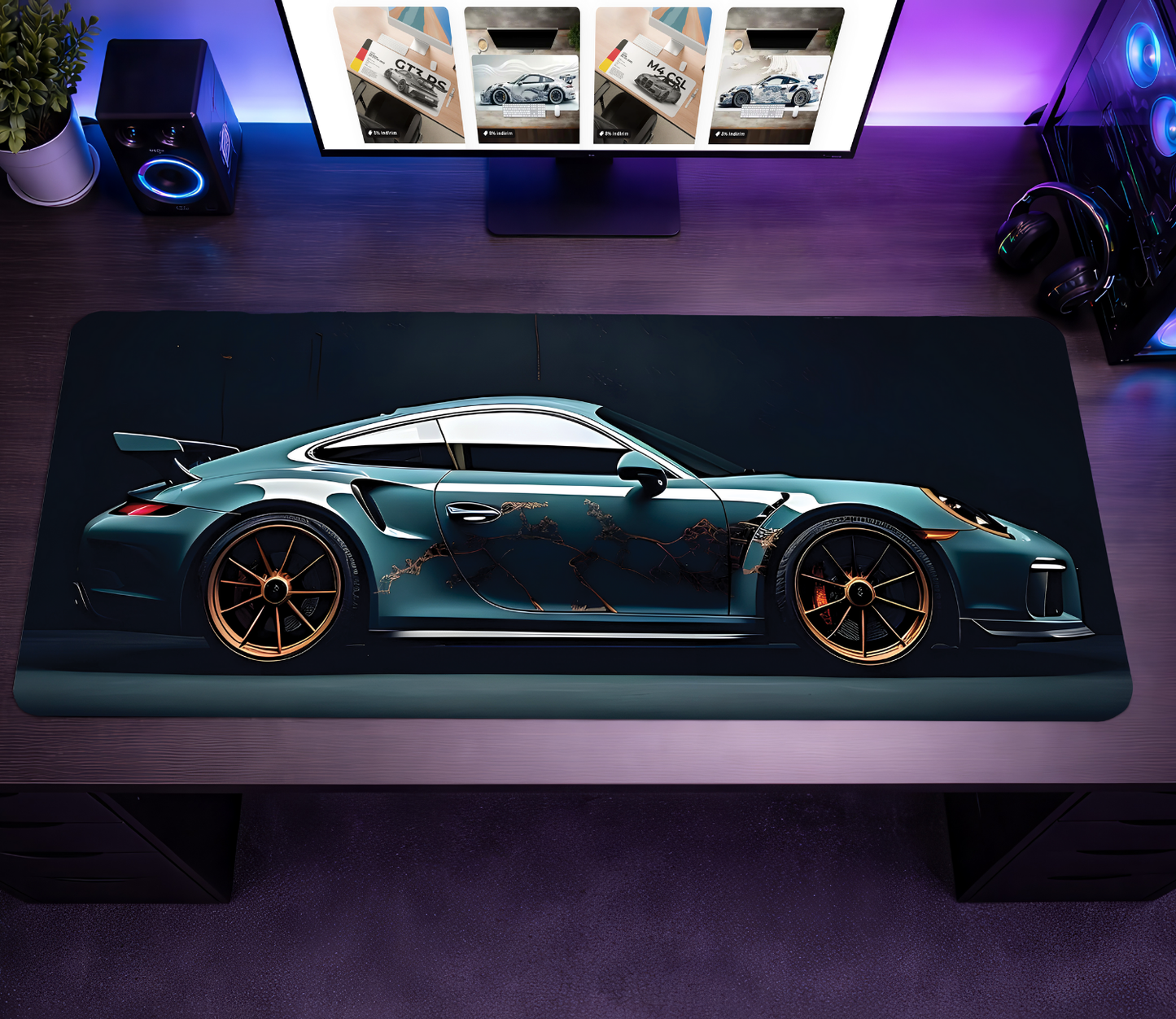 Zenith Ocean Gold Premium Mousepad