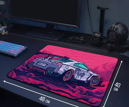 ArTurbo Nissan GT-R Driftwave 48x40cm 4mm Mousepad