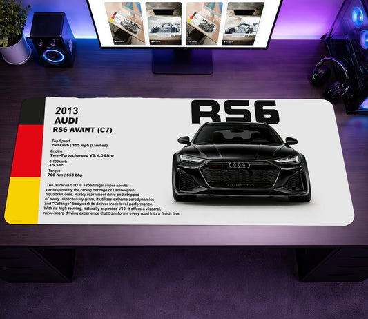 RS6 Avant Premium Mousepad