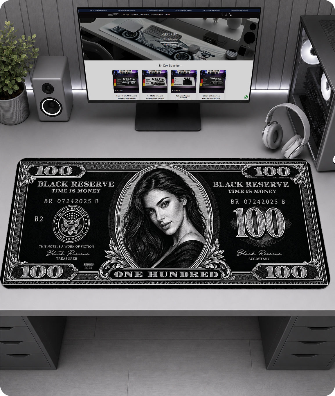 Black Queen Premium Mousepad DLR1003