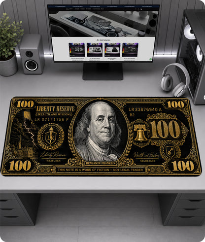 Gold Franklin Premium Mousepad DLR1006