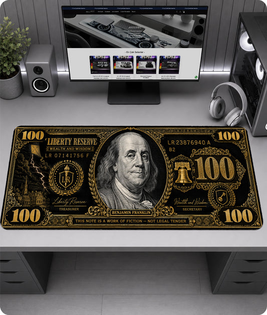 Gold Franklin Premium Mousepad DLR1006