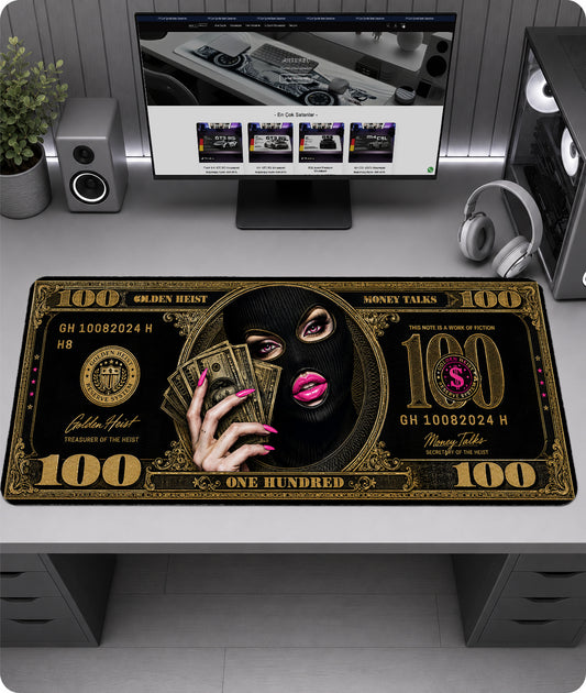 Golden Heist Premium Mousepad DLR1007