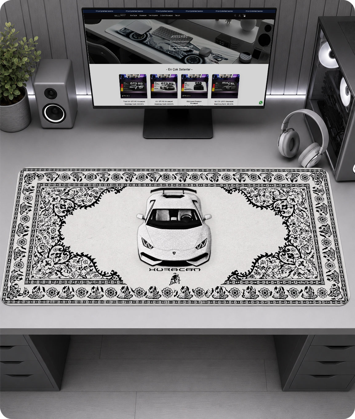 Kilim x HURACAN Premium Mousepad PRS1006
