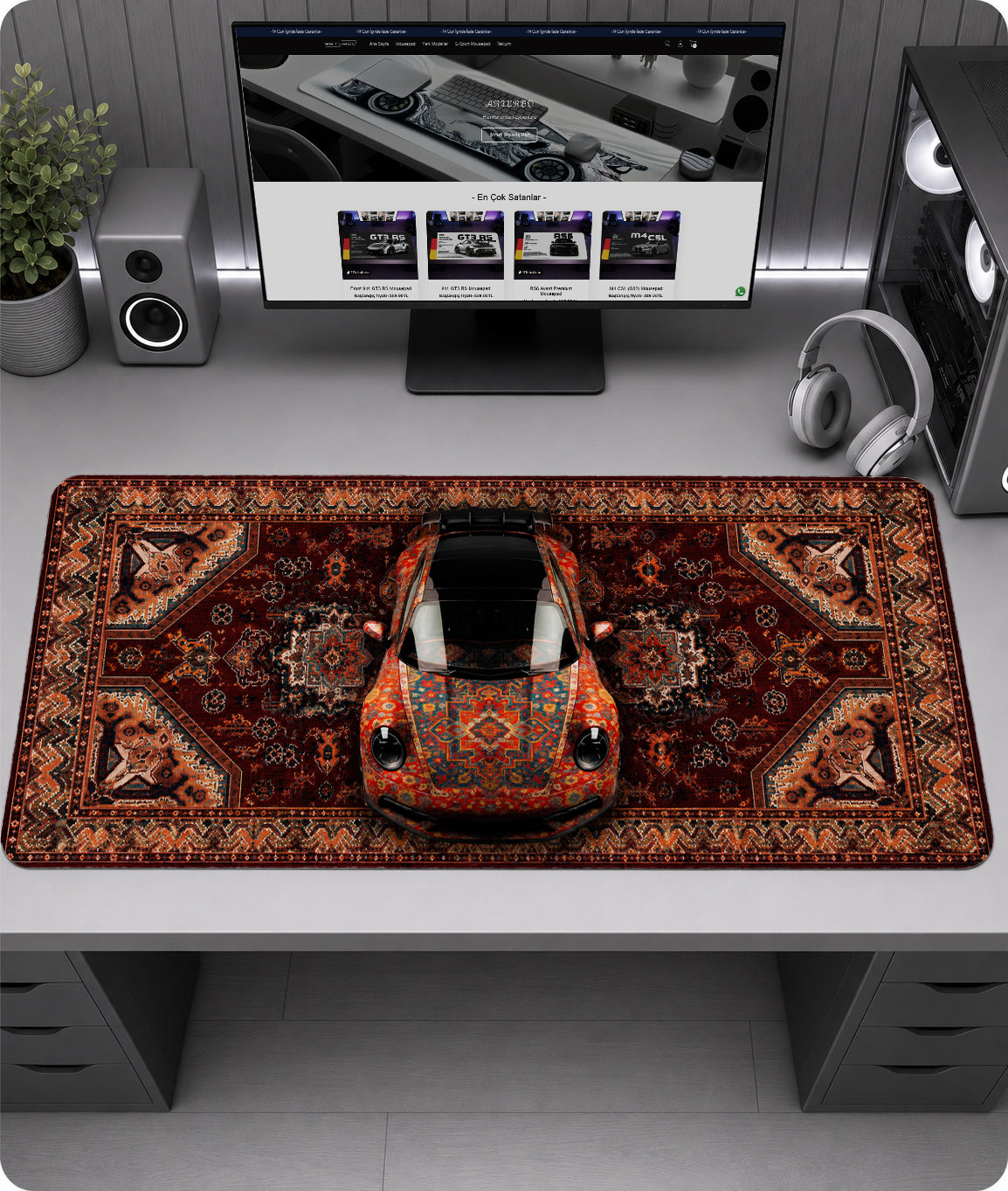 Kilim x 911RED Premium Mousepad PRS1008