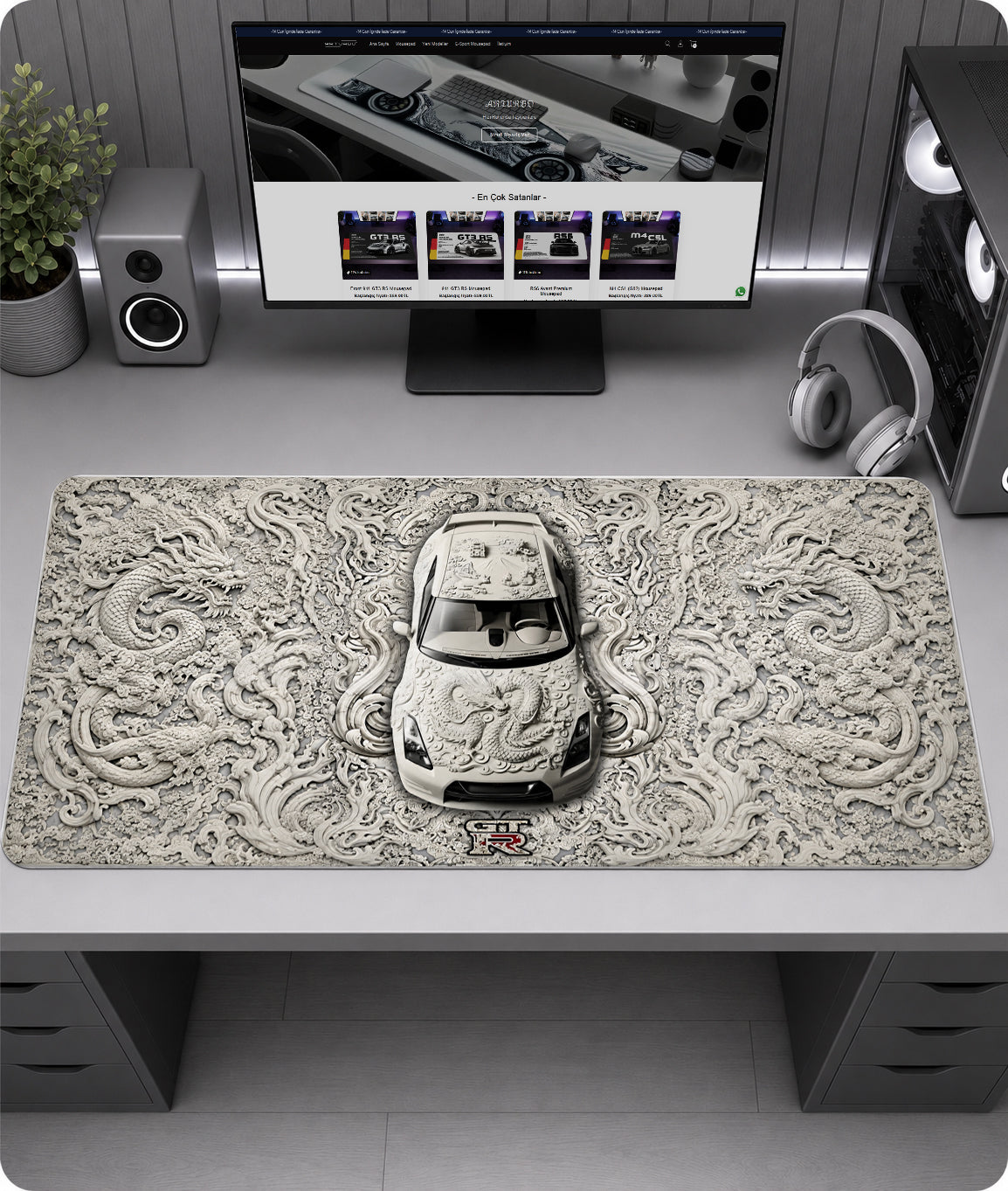 Stone x GTR Premium Mousepad STN1001