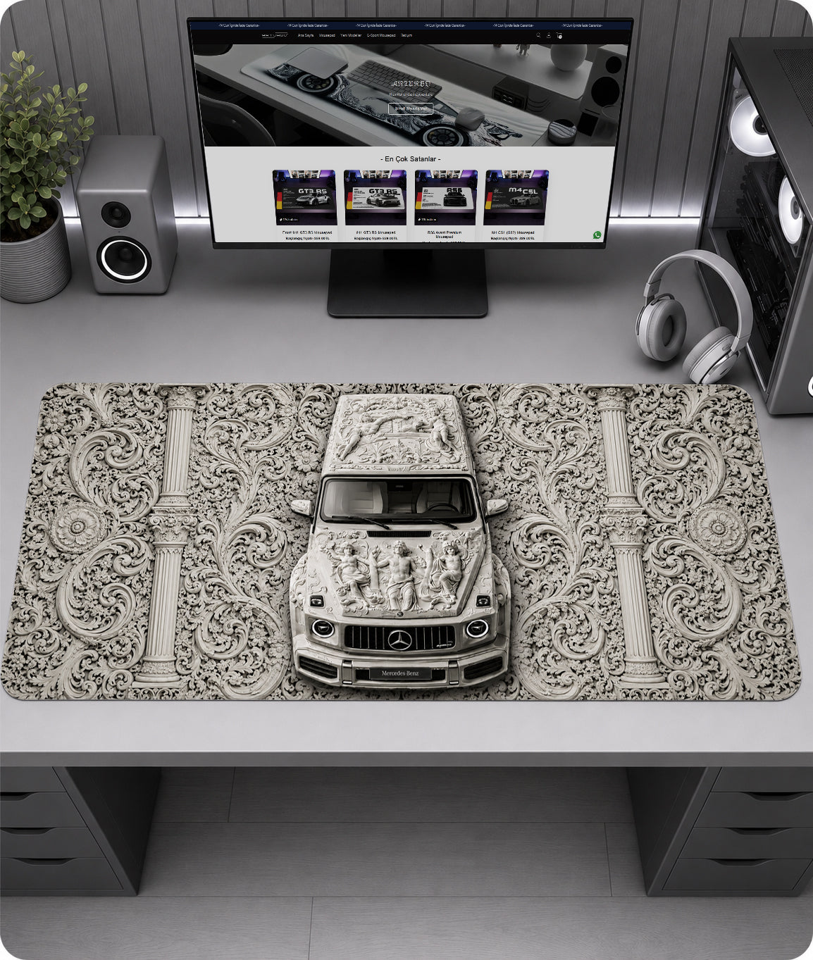 Stone x GWAGON Premium Mousepad STN1003
