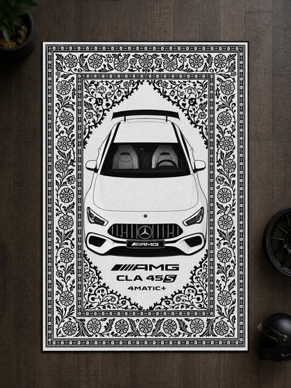 Mercedes-AMG CLA 45 S Motif Dijital Baskı Halı MTF1006