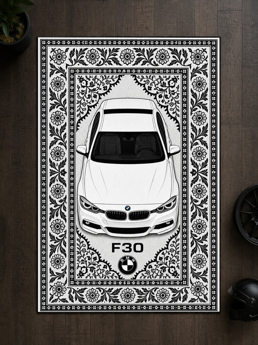 BMW F30 Motif Dijital Baskı Halı MTF1009