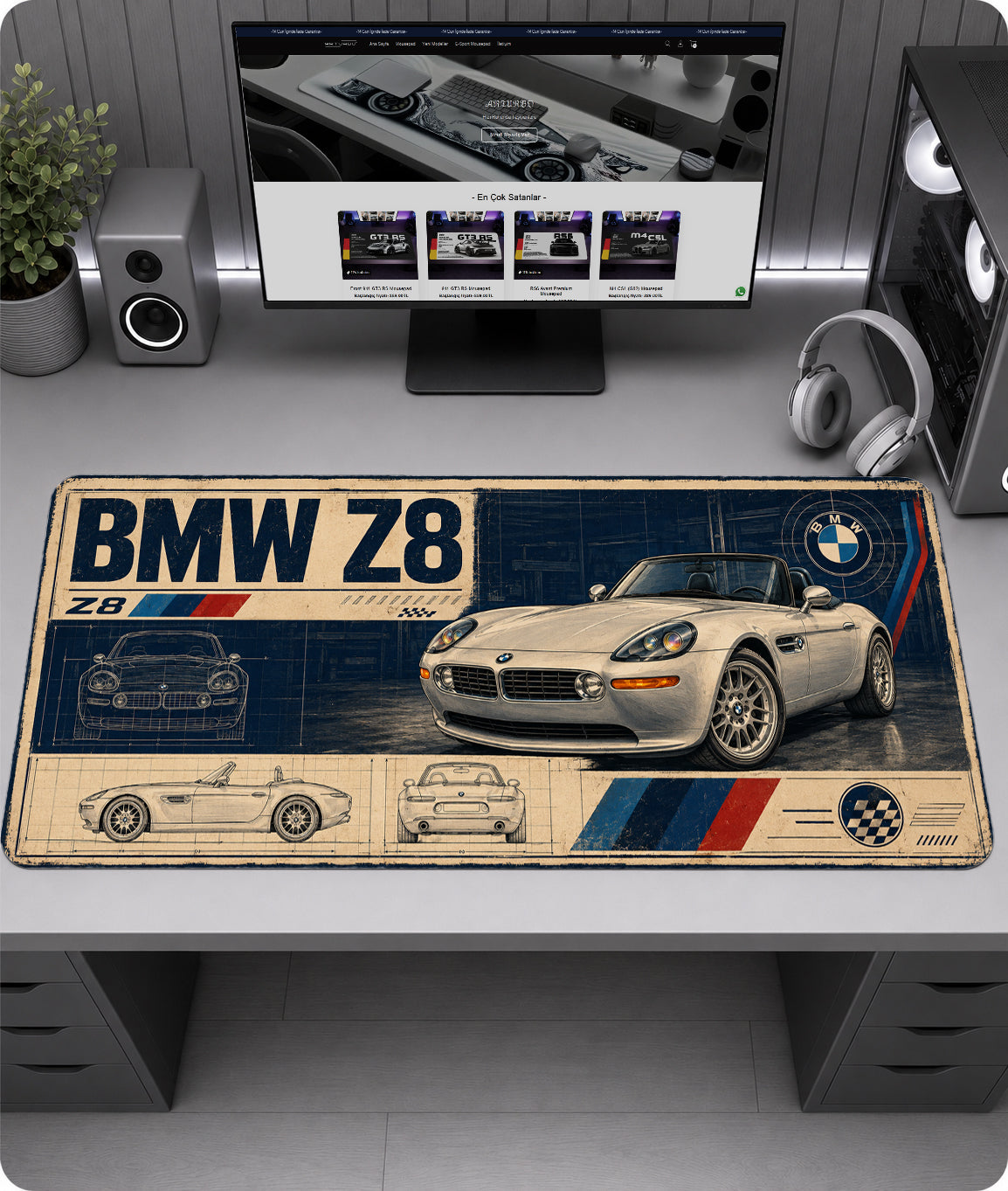 BMW Z8 Premium Mousepad RTC1008