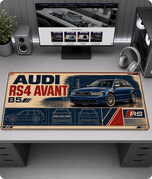 Audi RS4 Avant B5 Premium Mousepad RTC1007